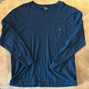 Polo Long Sleeve T-shirt Black